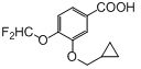 3-Cyclopropylmethoxy-4-difluoromethoxybenzoic acid